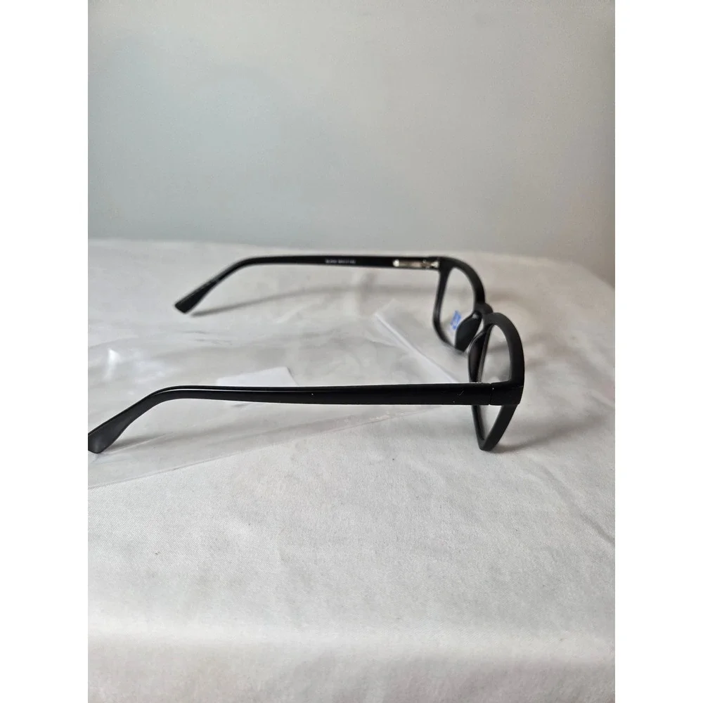Four You US90 Black Square Eyeglass Frames 48-17-145 Sturdy New‎ Eyewear